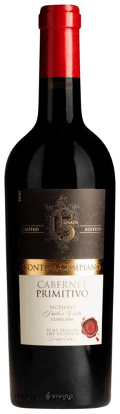 Conte di Campiano - Limited 15 Gradi Edition Cabernet - Primitivo 2021 (750ml)