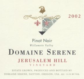 Domaine Serene - Pinot Noir Williamette Valley Jerusalem Hill Vineyards 2008 (750ml)