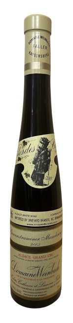 Domaine Weinbach - Clos des Capucins Gewürztraminer Mambourg Quintessence de Sélection de Grains Nobles Cuvée d'Or Alsace Grand Cru 2005 (375ml)