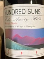 Hundred Suns - Pinot Noir 2023 (750ml)