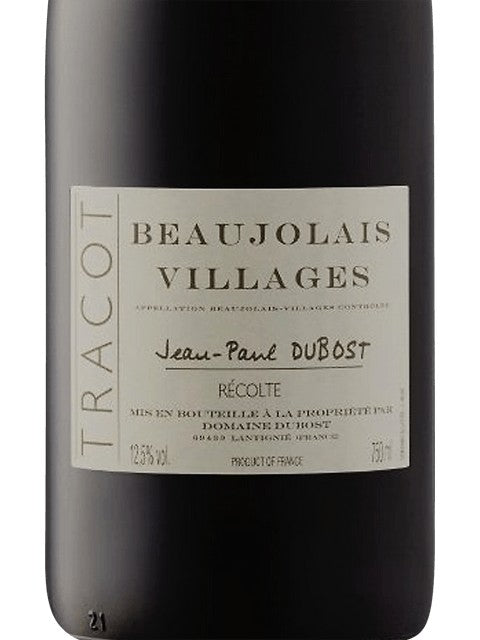 Jean-Paul Dubost - Tracot Beaujolais Villages 2009 (750ml)