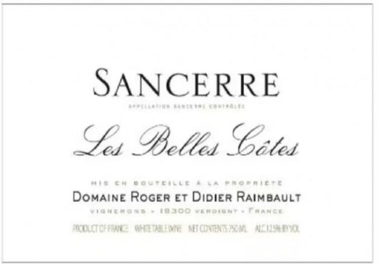 Roger et Didier Raimbault - Les Belles Cotes Sancerre 2012 (750ml)