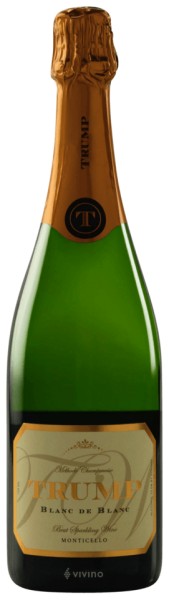 Trump Sparkling Blanc de Blancs MAKE AMERICA GRAPE AGAIN - 12 BOTTLES FREE SHIP