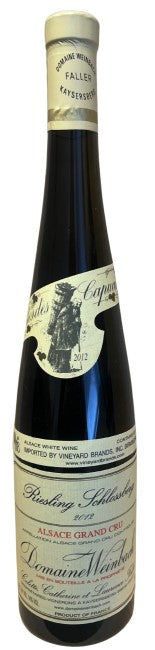 Domaine Weinbach - Clos des Capucins Riesling Alsace Grand Cru Schlossberg 2012 (750ml)
