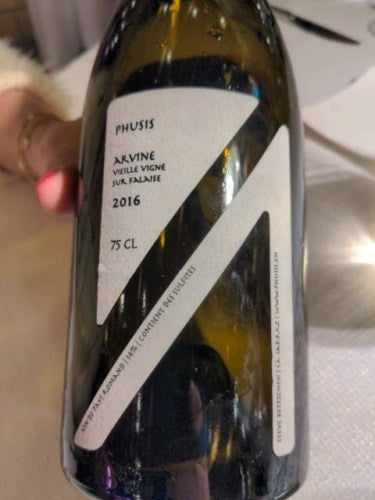Bettschen Steve - Phusis - Arvine Vieille Vigne Sur Falaise 2019 (750ml)