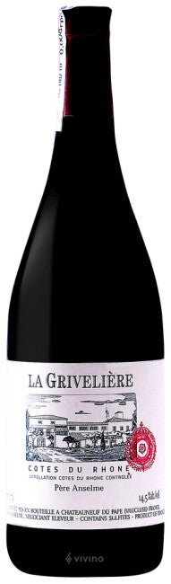 Brotte Côtes du Rhône La Grivelière Père Anselme 2020 (750ml)