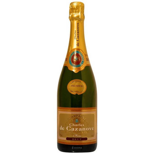 Charles de Cazanove Brut Champagne Premier Cru NV (750 ml)