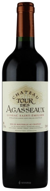 Château Branda Château Tour des Agasseaux Lussac-Saint-Émilion 2015 (750ml)
