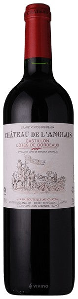 Château de l'Anglais - Castillon - Côtes de Bordeaux 2019 (750ml)