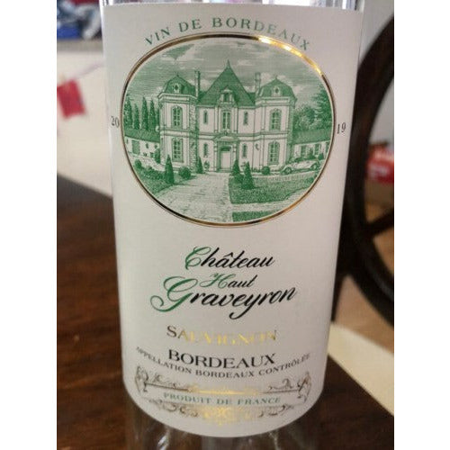 Château Haut Graveyron Sauvignon Bordeaux 2019 (750ml)