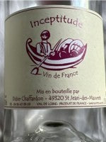 Didier Chaffardon - Inceptitude 2021 (750ml)