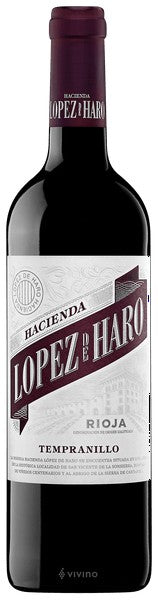 Hacienda López de Haro - Tempranillo 2022 (750ml)
