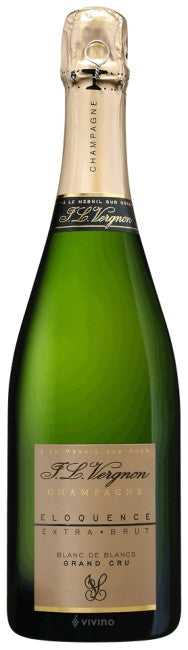 J.L. Vergnon Eloquence Blanc de Blancs Extra Brut Champagne Grand Cru 'Le Mesnil-sur-Oger' NV (750 ml)