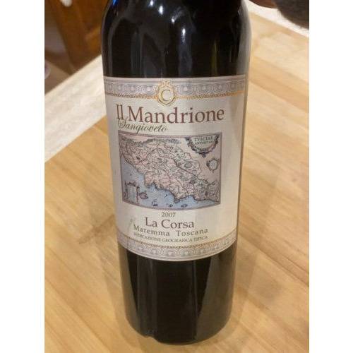La Corsa Mandrione Toscana Sangiovese 2016 (750ml)