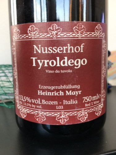 Nusserhof (Heinrich Mayr) - Tyroldego Rosso 2017 (750ml)