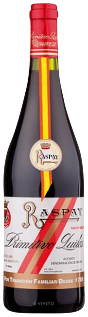 Primitivo Quiles - Raspay Riserva 2016 (750ml)