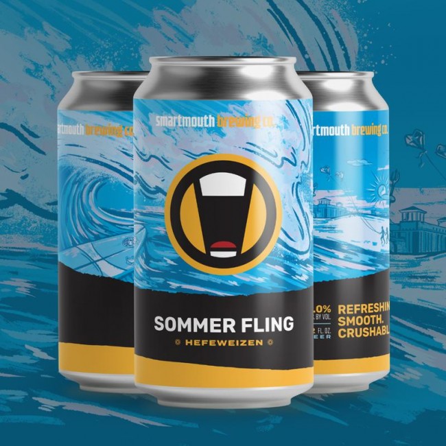 Smartmouth Brewing Company - Summer Fling (4 pack cans)