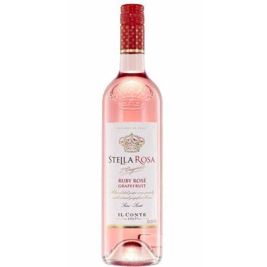 Stella Rosa Ruby Rosé Grapefruit Semi-Sweet NV (750 ml)