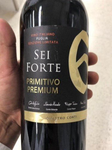 Tenute Quattro Conti Sei Forte Primitivo Premium 2021 (750ml)