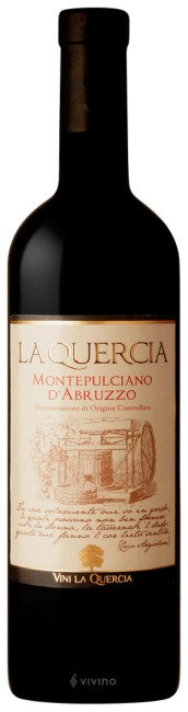 Vini La Quercia Montepulciano d'Abruzzo 2022 (750ml)