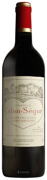 Chateau Calon Segur - Saint-Estephe Grand Cru Classe 1961 (750ml)
