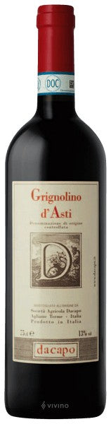 Dacapo - Grignolino d'Asti 2022 (750ml)