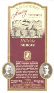 Kay Brothers Amery - Hillside Shiraz McLaren Vale 2004 (750ml)