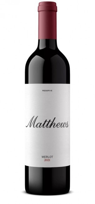 Matthews Winery - Merlot Reserve 2021 (750ml)