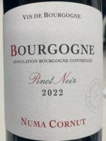 Numa Cornut - Bourgogne Pinot Noir 2022 (750ml)