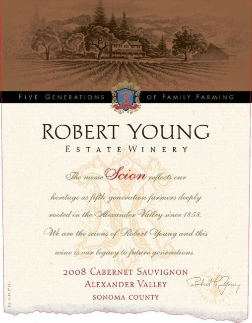 Robert Young - Scion Alexander Valley 2000 (750ml)