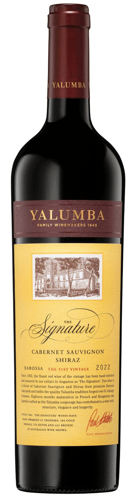 Yalumba The Signature Cabernet Sauvignon - Shiraz 2022 750ml