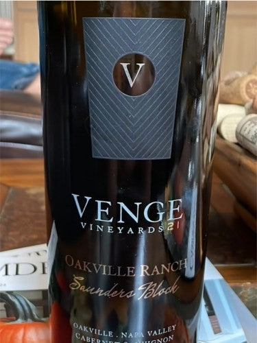 Venge Vineyards - Oakville Ranch Saunders Block Cabernet Sauvignon 2021 (750ml)