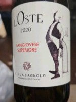 Villa Bagnolo - L'Oste Sangiovese Superiore 2021 (750ml)