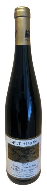 Bert Simon - Serrig Herrenberg Riesling Beerenauslese 2003 (750ml)