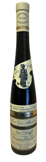 Domaine Weinbach - Clos des Capucins Pinot Gris Altenbourg Quintessence de Sélection de Grains Nobles Cuvée d'Or Vin d'Alsace 2005 (500ml)