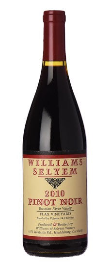 Williams Selyem - Flax Vineyard Pinot Noir 2010 (750ml)