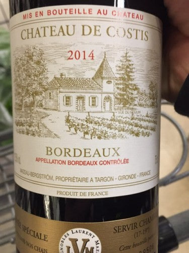Château de Costis Cuvée Spéciale Bordeaux 2020 (750ml)