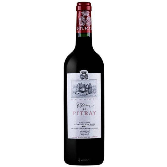 Château de Pitray Castillon - Côtes de Bordeaux 2016 (750ml)