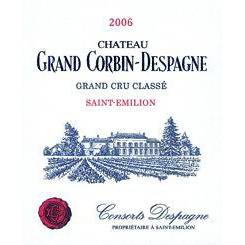 Château Grand Corbin-Despagne Saint-Émilion Grand Cru (Grand Cru Classé) 2019 (750ml)