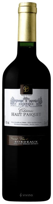 Chateau Haut Pasquet Bordeaux 2019 (750ml)