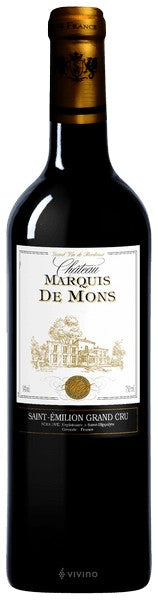 Château Marquis de Mons - Saint-Émilion Grand Cru 2015 (750ml)