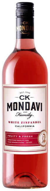 CK Mondavi White Zinfandel California NV (750 ml)