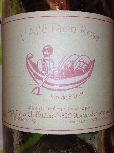 Didier Chaffardon - l'Ailé Faon Rosé 2022