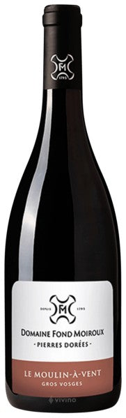 Domaine Fond Moiroux - Pierres Dorées - Le Moulin-à-Vent Gros Vosges 2022 (750ml)
