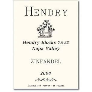 Hendry Ranch - Zinfandel Napa Valley Blocks 7 & 22 2022 (750ml)