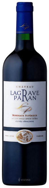 Château Lagrave-Paran Cuvée Géraldine Bordeaux Supérieur 2013 (750ml)