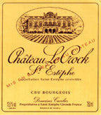 Château Le Crock Château La Croix Saint-Estèphe 2010 (750ml)