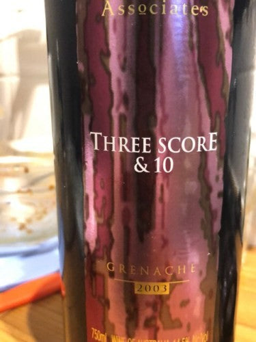 McLaren Vale III Associate Wines - Three Score & 10 Grenache 2008 (750ml)