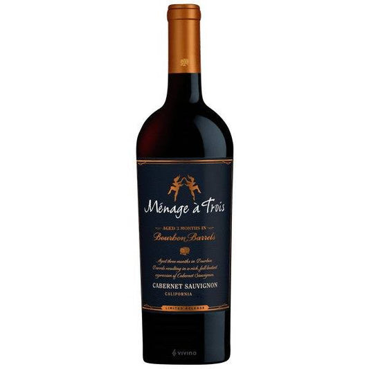 Menage a Trois Bourbon Barrel Cabernet Sauvignon 2022 750ml