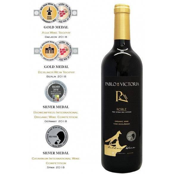 Pablo de Victoria Organic Roble Red 2017 (750ml)